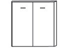Дверь МДФ к широким стеллажам (2 шт.) 428х16х1196 мм Дверь МДФ к широким стеллажам (2 шт.) 428х16х1196 мм