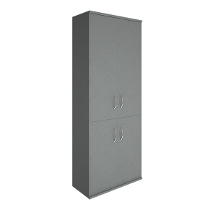 А.СТ-1.3(Серый) Шкаф высокий широкий закрытый А.СТ-1.3 (770x365x1975)