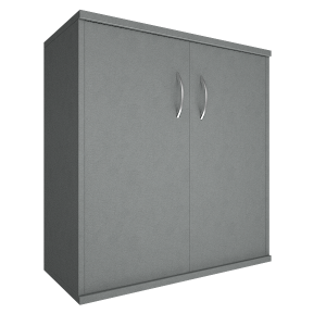 А.СТ-3.1(Серый) Шкаф широкий низкий закрытый 770x365x823