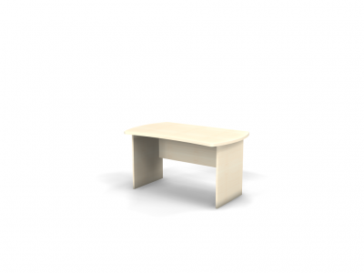 B154 Стол симметричный, панельный каркас (140 × 85 h 74 см)