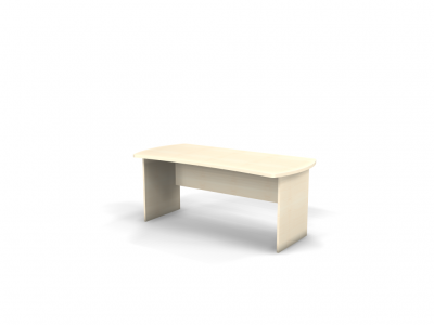 B160 Стол симметричный, панельный каркас (180 × 85 h 74 см)