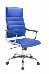 CH-994(ис кожа BLUE) Кресло руководителя CH-994