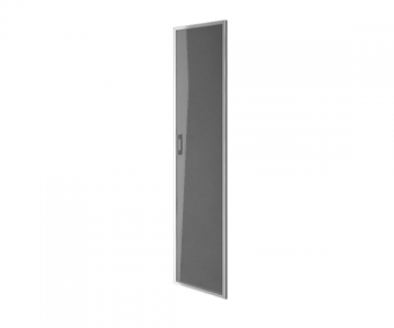 Дверь стеклянная матовая в алюминиевой раме, правая (396x1960x22) Дверь стеклянная матовая в алюминиевой раме, правая (396x1960x22)