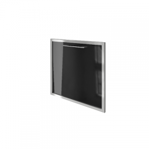 Фасад для четырехсекционного шкафа, черный (520x544x22) Фасад для четырехсекционного шкафа, черный (520x544x22)