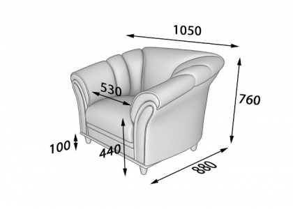 Кресло N1 (1050х880х760) Кресло N1 (1050х880х760)
