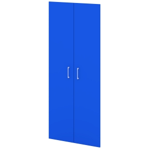 SS-030(белый/голубика) Двери высокие, ЛДСП S-030 (792x16x1856)