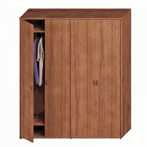 Шкаф высокий широкий с гардеробом (175x46x203) Шкаф высокий широкий с гардеробом (175x46x203)