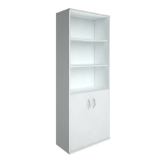 А.СТ-1.1(Белый) Шкаф высокий широкий полуоткрытый 770x365x1975