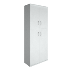 А.СТ-1.8(Белый) Шкаф высокий широкий закрытый А.СТ-1.8 (770x365x1975)