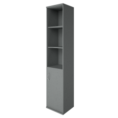 АСУ-1.1 Пр(Серый) Шкаф высокий узкий полуоткрытый АСУ-1.1 Пр правый (403x365x1975)