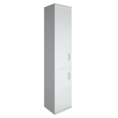 А.СУ-1.3 Л(Белый) Шкаф высокий узкий закрытый А.СУ-1.3 Л левый (403x365x1975)