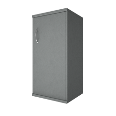 А.СУ-3.1 Пр(Серый) Шкаф узкий низкий закрытый 403x365x823
