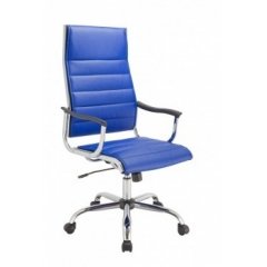 CH-994(ис кожа BLUE) Кресло руководителя CH-994
