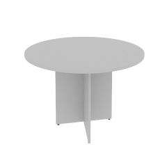 А.ПРГ-1(Серый) Стол круглый 1100x1100x755