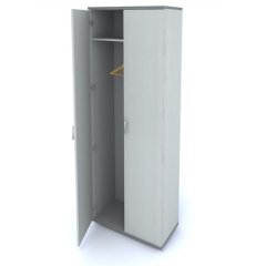 ШМ50(серый) Шкаф для одежды глубокий 744х520х2046